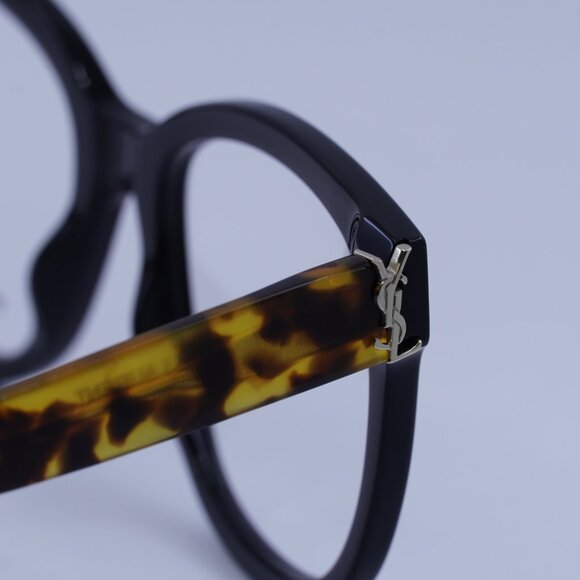 Saint Laurent SLM97 008 Eyeglasses Black Havana 54mm Square Frame - Picture 5 of 10